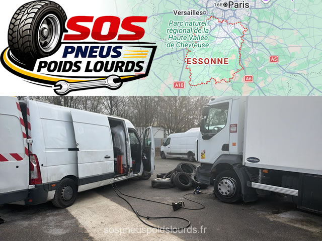 Réparation pneu poids lourd Essonne 91