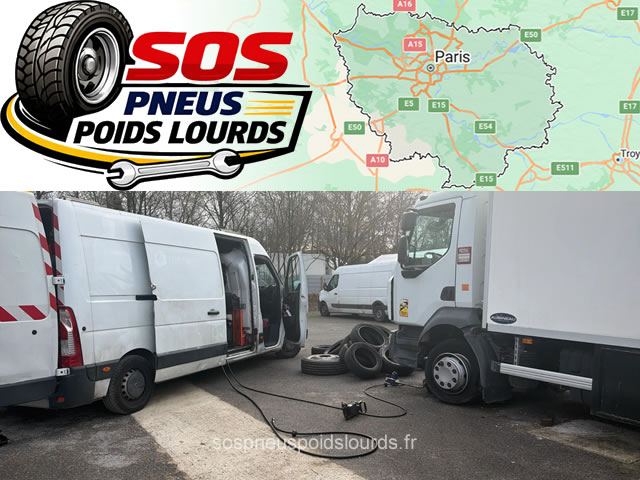 Réparation de pneu poids lourd à Cachan (94230)