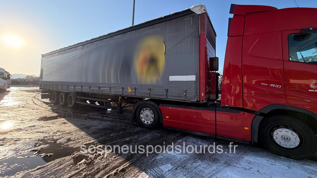 Remplacement et montage de pneus poids lourds