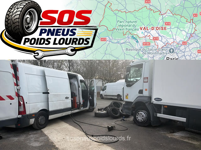 Réparation pneu poids lourd Val-d’Oise 95