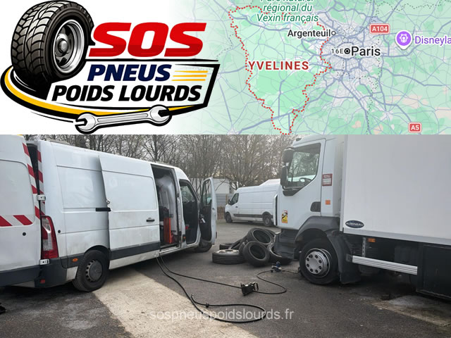 Réparation pneu poids lourd Yvelines 78